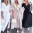 Dress oversize short sleeve womens (UNI S-L) ITALIAN FASHION IMD20187 M/L/XL beige