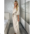Dress oversize short sleeve womens (UNI S-L) ITALIAN FASHION IMD20187 M/L/XL beige