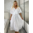 Dress oversize short sleeve womens (UNI S-L) ITALIAN FASHION IMD20187 M/L/XL beige