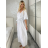 Dress oversize short sleeve womens (UNI S-L) ITALIAN FASHION IMD20187 M/L/XL beige