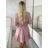 Women's short sleeve summer casual dress (S/M/L ONE SIZE) ITALIAN FASHION IMWGB25022