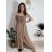 Elegant trousers with belt for women (S/M/L ONE SIZE) ITALIAN FASHION IM425057 S / M / L Royal blue