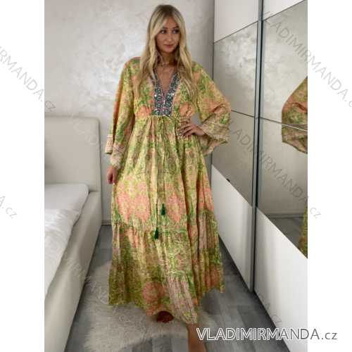 Women's stretch pants (S/M/L ONE SIZE) ITALIAN FASHION IMWKK25022