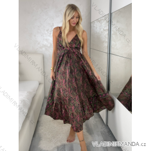 Women's Long Sleeve Summer Shirt Dress (S/M/L ONE SIZE) INDIAN FASHION IMWY23123