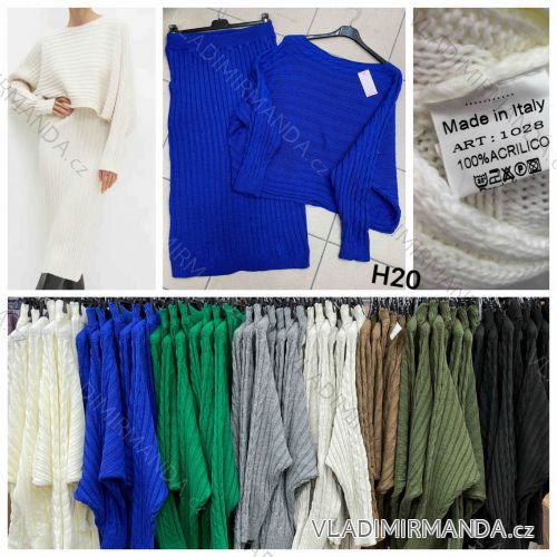 Women's short sleeve summer casual dress (S/M/L ONE SIZE) ITALIAN FASHION IMWGB25022