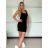 Long casual short sleeve women's dress, oversized (42/44/46 ONE SIZE) ITALIAN FASHION IMD2525370 -   green khaki -   S / M / L