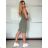 Long casual short sleeve women's dress, oversized (42/44/46 ONE SIZE) ITALIAN FASHION IMD2525370 -   green khaki -   S / M / L