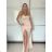 Women's Elegant Sleeveless Sheath Dress (S-XL) ITALIAN FASHION IMHMS23118 -   beige -   S / M