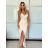 Women's Elegant Sleeveless Sheath Dress (S-XL) ITALIAN FASHION IMHMS23118 -   beige -   S / M