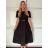 Women's short sleeve summer casual dress (S/M/L ONE SIZE) ITALIAN FASHION IMWGB25022