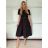 Women's short sleeve summer casual dress (S/M/L ONE SIZE) ITALIAN FASHION IMWGB25022