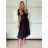 Women's short sleeve summer casual dress (S/M/L ONE SIZE) ITALIAN FASHION IMWGB25022