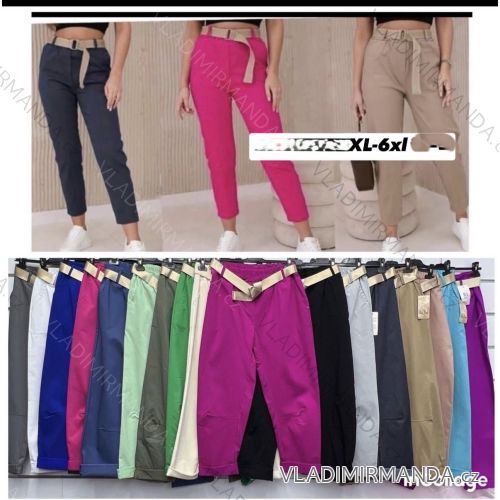 Women's stretch trousers long (S / M ONE SIZE) ITALIAN FASHION IMWB221597