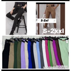 Women's stretch trousers long (S / M ONE SIZE) ITALIAN FASHION IMWB221597