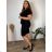 Women's long summer oversize pants (S/M/L ONE SIZE) ITALIAN FASHION IM425271  black