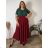 Women's long skirt (48/50 ONE SIZE) ITALIAN FASHION IM424423 48/50 modrá petrolejová