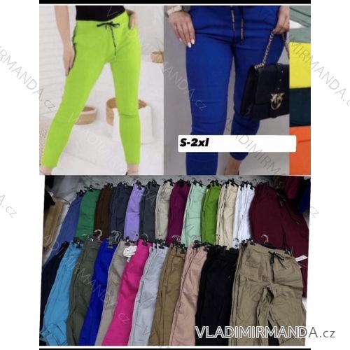 Women's stretch trousers long (S / M ONE SIZE) ITALIAN FASHION IMWB221597