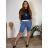 Women's shorts (S / M ONE SIZE) ITALIAN FASHION IMWG222089 XL blue