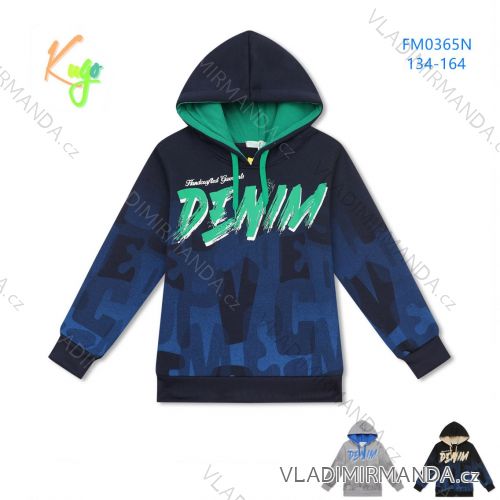 Zip-up sweatshirt for children's girls (98-128) KUGO WM0869