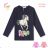 Zip-up sweatshirt for children's girls (98-128) KUGO WM0869