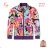 Warm, long-sleeved zip-up sweatshirt for children's girls (98-128) KUGO KM2378