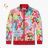 Warm, long-sleeved zip-up sweatshirt for children's girls (98-128) KUGO KM2378