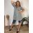 Striped shirt 3/4 long sleeve women (uni xs-m) (uni XL/XXL) ITALSKÁ MODA IM120162
