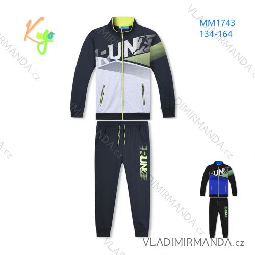 Set of long-sleeved sweatshirt and sweatpants for boys (134-164) KUGO MM1743