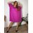 Women's long summer oversize pants (S/M/L ONE SIZE) ITALIAN FASHION IM425271 54/56/58 růžová fuchsiová