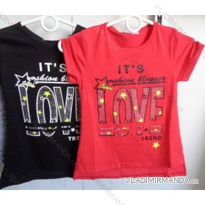 T-shirt short sleeve for children and adolescent girls (116-146) GLASS BEAR C-2209
