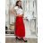 Women's long summer oversize pants (S/M/L ONE SIZE) ITALIAN FASHION IM425271 S / M / L red