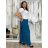 Women's Light Knitted Long Sleeve Sweater (L/XL ONE SIZE) ITALIAN FASHION IM723GALA -   white -   S / M / L