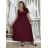 Women's Oversized Knitted Long Sleeve Sweater (S/M ONE SIZE) ITALIAN FASHION IMSN2416125