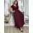 Women's Oversized Knitted Long Sleeve Sweater (S/M ONE SIZE) ITALIAN FASHION IMSN2416125