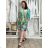 Women's Summer 3/4 Long Sleeve Dress (S/M ONE SIZE) INDIAN FASHION IMPEM23CA772 S / M / L dark blue