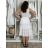 Women's long sleeve furry sweater (S/M/L ONE SIZE) ITALIAN FASHION IMWCH25116 M/L/XL white