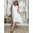 Women's long sleeve furry sweater (S/M/L ONE SIZE) ITALIAN FASHION IMWCH25116 M/L/XL white