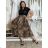 Sleeveless jacket long sleeve (uni sl) ITALIAN Fashion IMC17326 Brown S / M / L