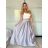 Women's strapless crop top (S/M ONE SIZE) ITALIAN FASHION IMPBB22L20824/DU white