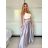 Women's strapless crop top (S/M ONE SIZE) ITALIAN FASHION IMPBB22L20824/DU white
