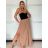 Women's short sleeve summer casual dress (S/M/L ONE SIZE) ITALIAN FASHION IMWGB25022 XS/S/M růžová fuchsiová