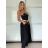 Women's summer top (UNI S / M) ITALIAN FASHION IMM20396 -   black -   S / M / L