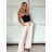 Women's summer top (UNI S / M) ITALIAN FASHION IMM20396 -   beige -   S / M / L