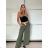 Women's summer top (UNI S / M) ITALIAN FASHION IMM20396 -   beige -   S / M / L