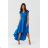 Women's long party short sleeve dress (36-56) POLISH FASHION PMLMR23SELENA-2 Royal blue 38