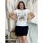 Women's summer top (UNI S / M) ITALIAN FASHION IMM20396 S / M / L white