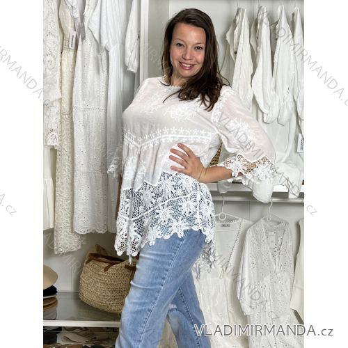 Dress with 3/4-sleeve ladies pocket (uni sl) ITALIAN Fashion IM3181746