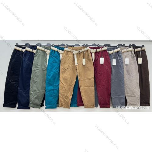 Women's Summer Long Harem Pants (42/44/46 ONE SIZE) ITALIAN FASHION IM424361