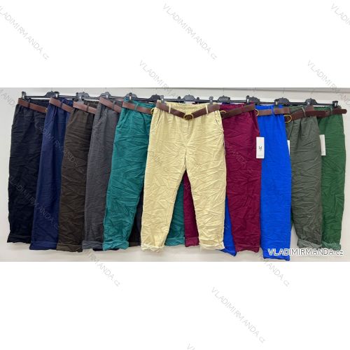Women's Summer Long Harem Pants (42/44/46 ONE SIZE) ITALIAN FASHION IM424361
