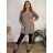 Women's elegant party long sleeve dress (S/M ONE SIZE) ITALIAN FASHION IM322282